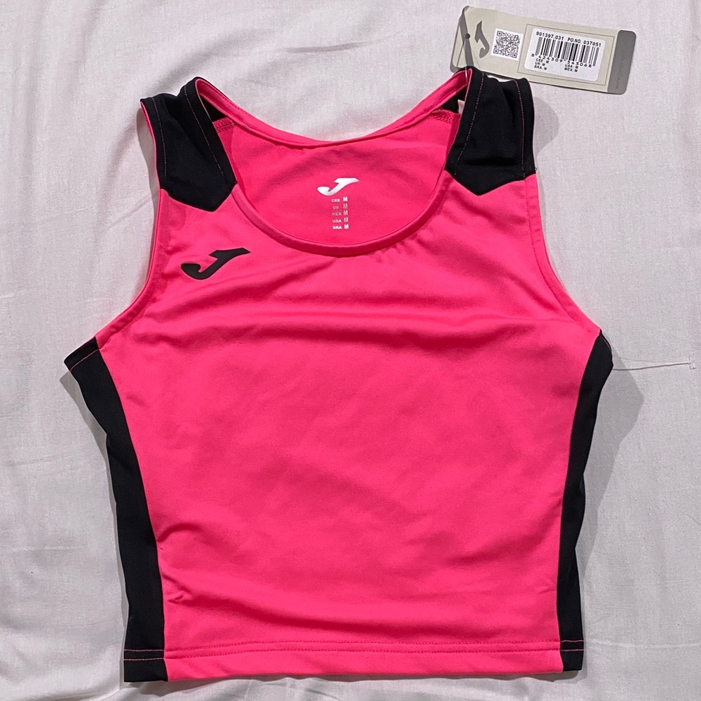Joma Kids Pink and Black Tank Top